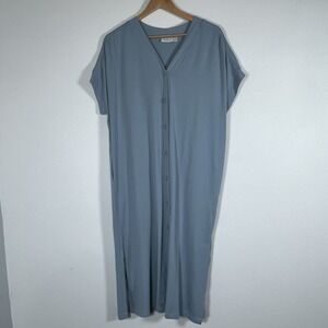 Elegant Blue Maxi Dress